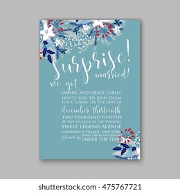 Wedding invitation 