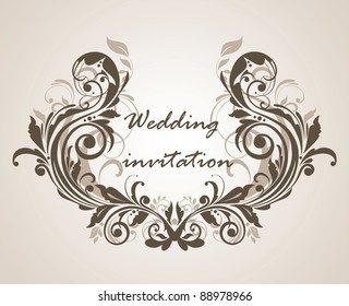 Wedding invitation