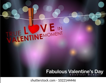 Wedding Invitation Abstract background of Valentine's Day. Background Sweet Love Template with copy space for the banner. Vector and Illustration, EPS 10