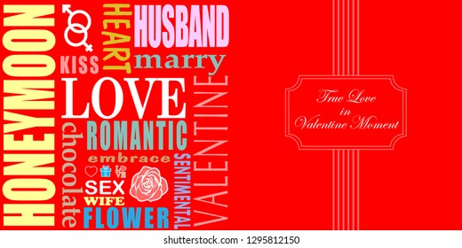 Wedding Invitation Abstract background of Valentine's Day. Background Sweet Love Template with copy space for the banner. Vector and Illustration, EPS 10