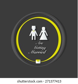 Wedding invitation background.