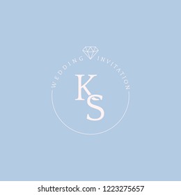 Wedding invitation badge design vector
