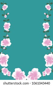 Wedding invitation card.