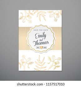 Wedding invitation card