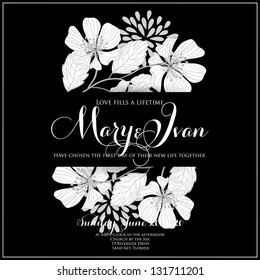 Wedding invitation card