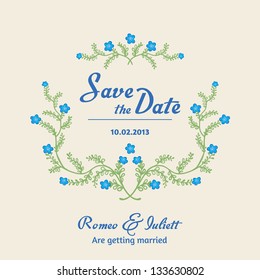 Wedding invitation card