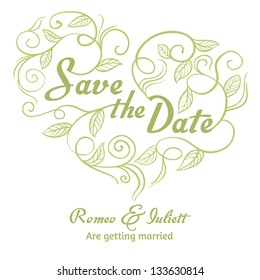 Wedding invitation card
