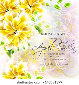 Wedding invitation card