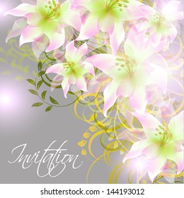 Wedding invitation card