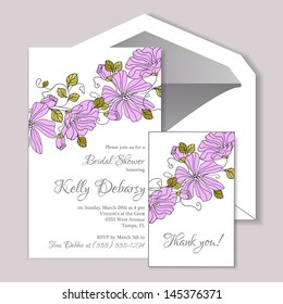 Wedding invitation card