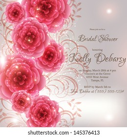 Wedding invitation card
