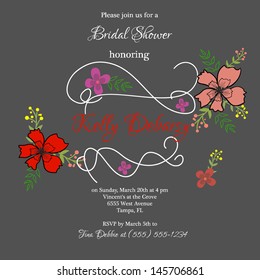 Wedding invitation card