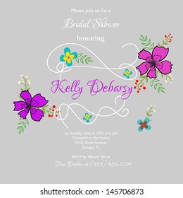Wedding invitation card