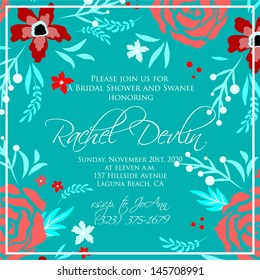 Wedding invitation card