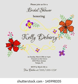 Wedding invitation card