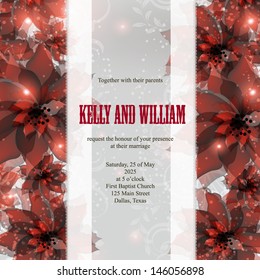 Wedding invitation card