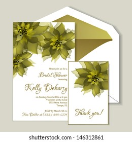 Wedding invitation card