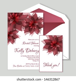 Wedding invitation card
