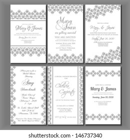 Wedding invitation card