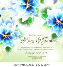 Wedding invitation card