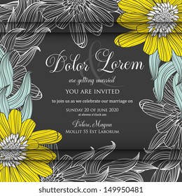 Wedding invitation card