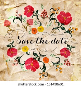 Wedding invitation card