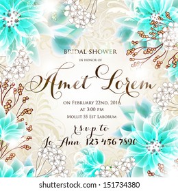 Wedding invitation card