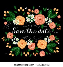 Wedding invitation card