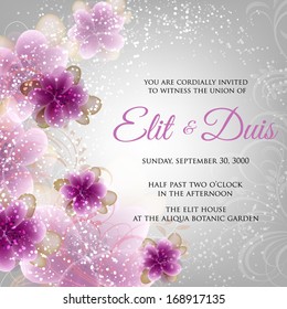 Wedding invitation card