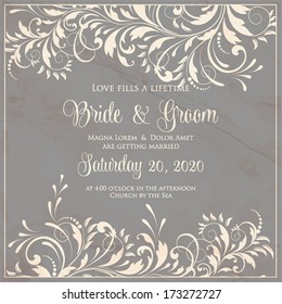 Wedding invitation card