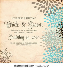 Wedding invitation card