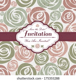 Wedding invitation card
