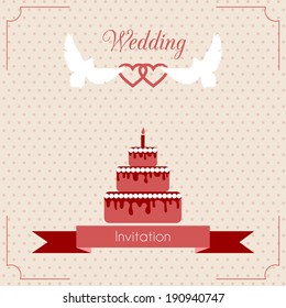 Wedding invitation card