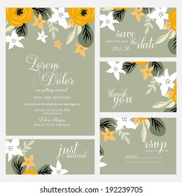 Wedding invitation card