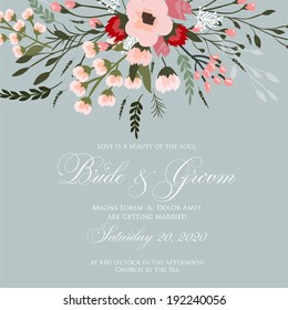 Wedding invitation card