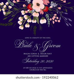 Wedding invitation card