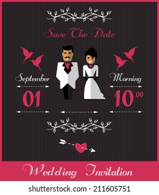 Wedding invitation card