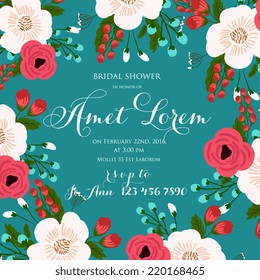 Wedding invitation card