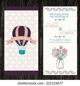 Wedding invitation card 