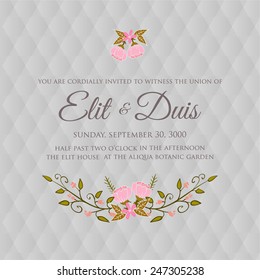 Wedding invitation card