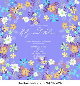 Wedding invitation card
