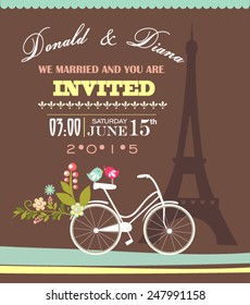 Wedding invitation card