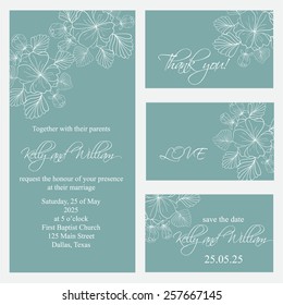 Wedding invitation card