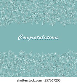 Wedding invitation card