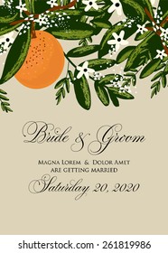 Wedding invitation card