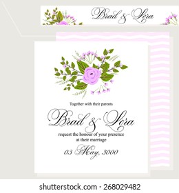 Wedding invitation card