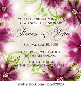 Wedding invitation card
