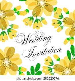 Wedding invitation card