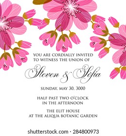 Wedding invitation card