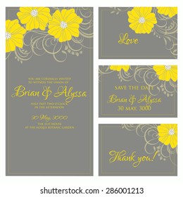 Wedding invitation card